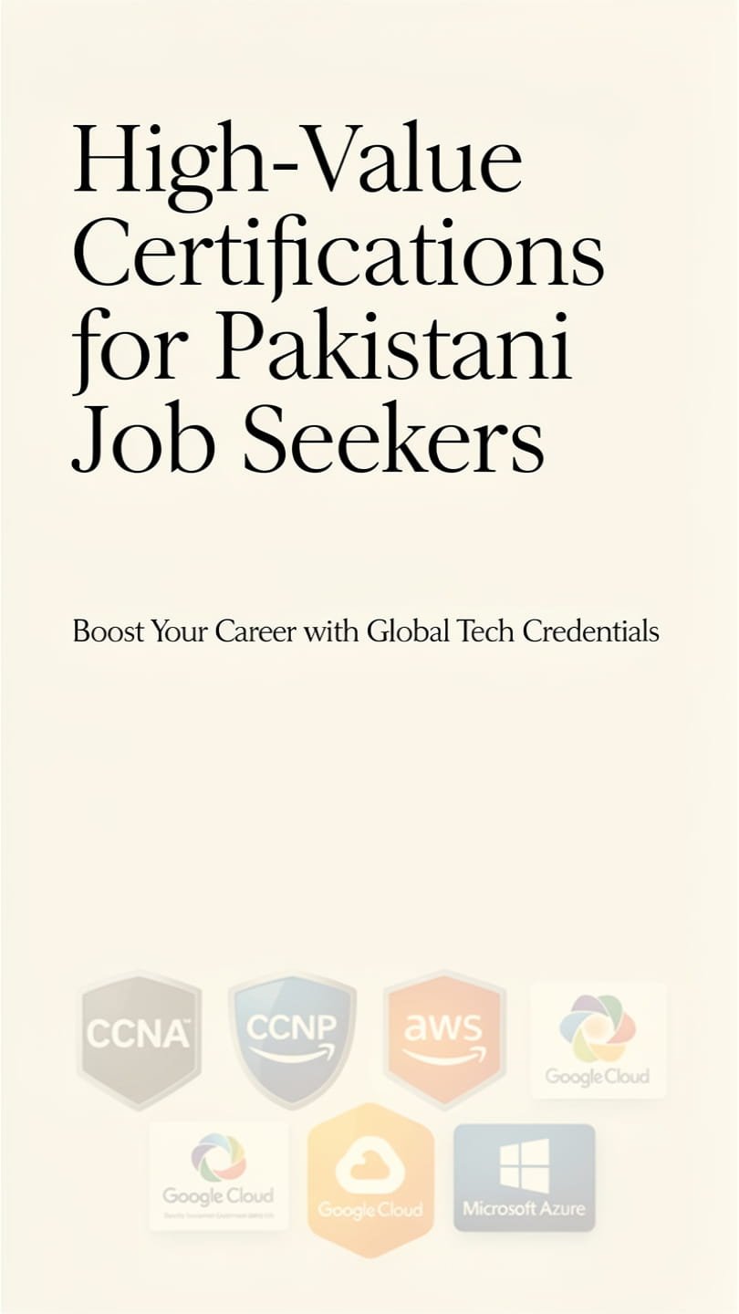 High-Value Certifications for Pakistani Job Seekers